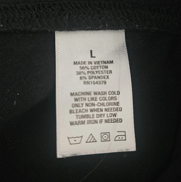 Aeropostale Mid-Rise Perfect Black Large Legging - Picture 6 of 8